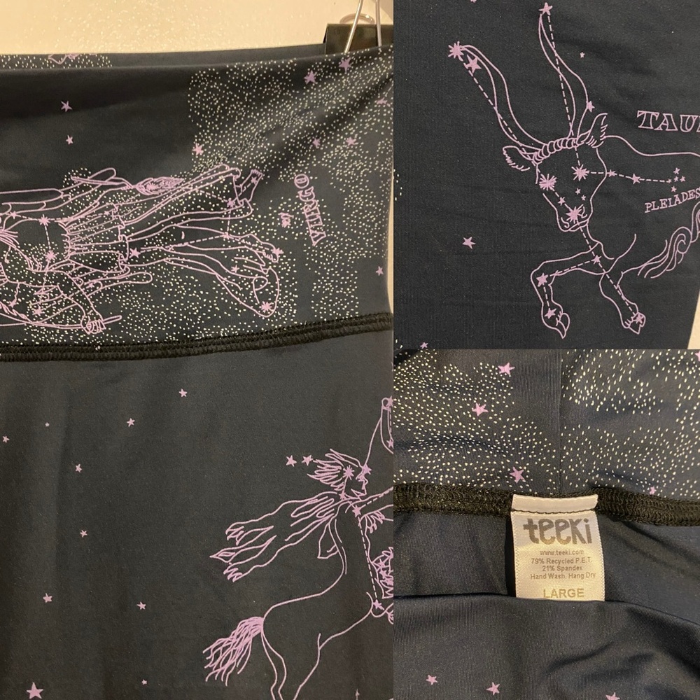 Teeki Stardust Hot Pants Large ✨ Made in USA - Picture 3 of 4